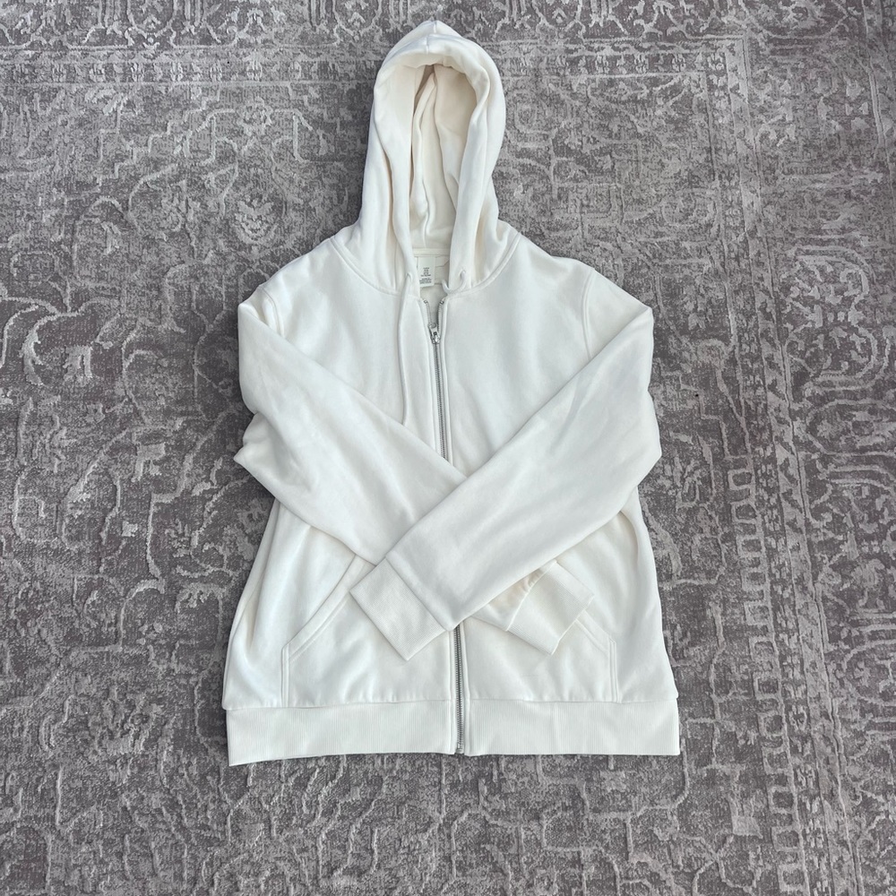 H&M cream/white jacket size medium